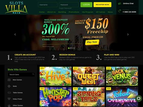 Slots villa casino online